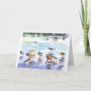 Carte Foule de sandlings sur la plage