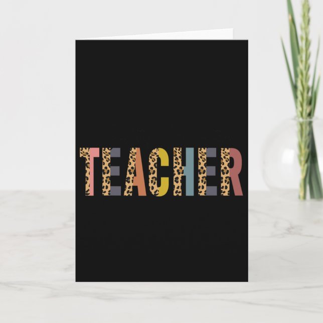 Carte Fournitures pour enseignant d'éducation spécialisé (Devant)