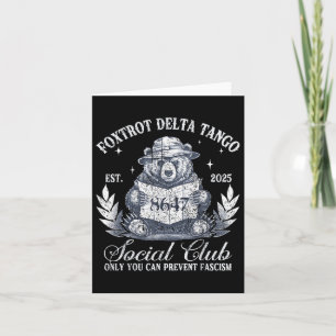 Carte Foxtrot Delta Tango Social Club Protégez notre nat