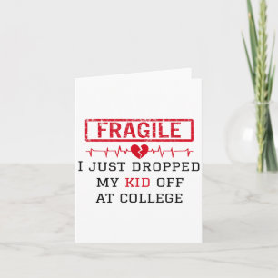 Carte Fragile Je Viens De Laisser Mon Enfant À L'Univers