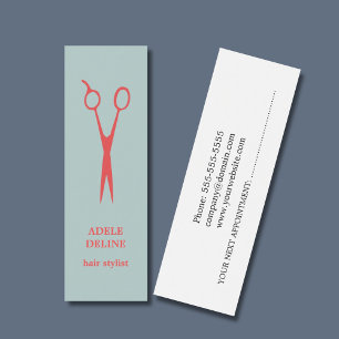 Carte fraîche simple de rendez-vous de coiffeur