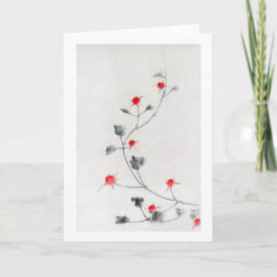 Carte Framboise, Hokusai, Ukiyo-e