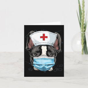 Carte Français Bulldog Er Nurse Rn Lpn Infirmière Vie Ch