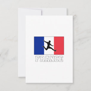 Carte France Football Soccer National Team