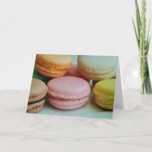 Carte France macaron greeting card