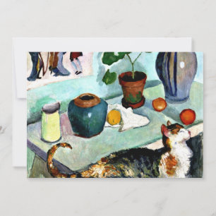 Carte Franz Marc - Vie morte avec chat