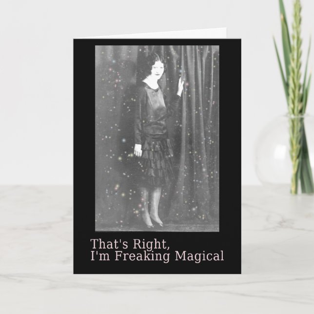 Carte Freaking Magic Halloween Card (Devant)