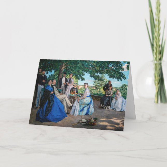 Carte Frédéric Bazille - La Réunion Familiale (Devant)