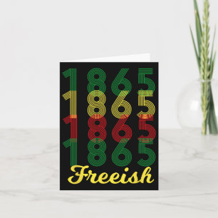 Carte Freeish depuis 1865 African American Black Pride 1