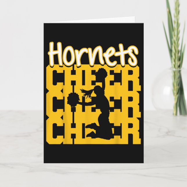 Carte Frelons Cheer Ck À L'école Esprit De Cheerleading  (Devant)