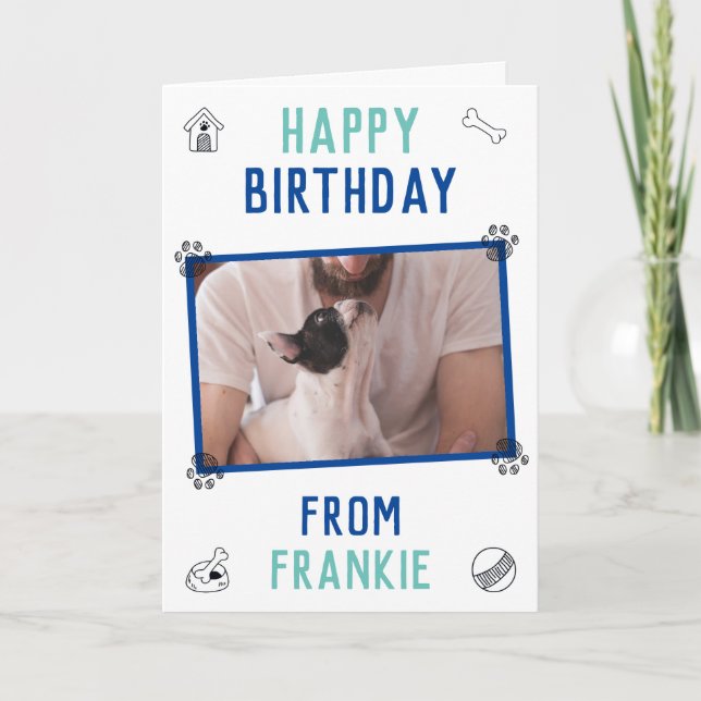 Carte French Bulldog Papa (Devant)