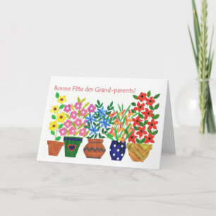 Carte French Greeting Grandparents Day Card