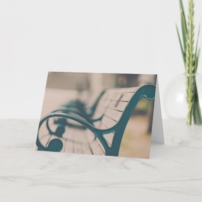 Carte French Park Bench (Devant)