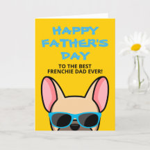 Frenchie Fête des Pères Faon Bouledogue Français