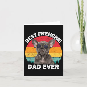 Carte Frenchie Papa Fun French Bulldog Lover propriétair