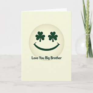 Carte Frère Aîné Sourire Je T'Aime