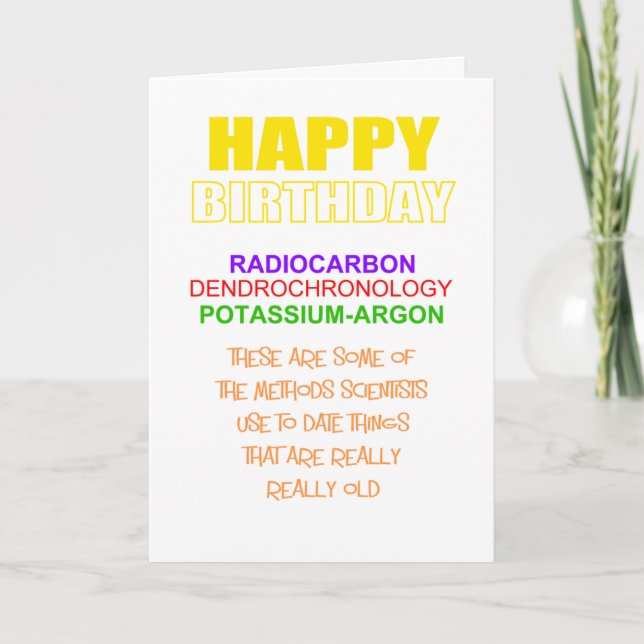 Carte frère d'anniversaire heureux scientifique (Devant)