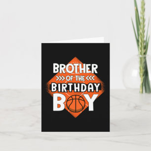 Carte Frère De L'Anniversaire Garçon Frère Bysketbyll Bi