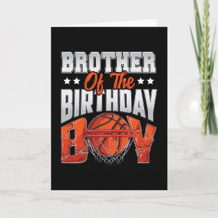 Carte Frère Sketll garçon d'anniversaire famille Ller B-