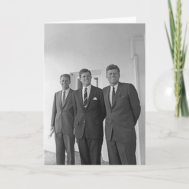 Carte Frères de Kennedy, John, Ted, Robert (Devant)