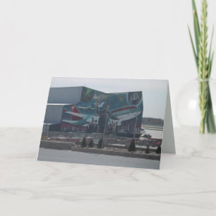 Carte Fresque De Northwest Airlines Sur Un Bâtiment De S