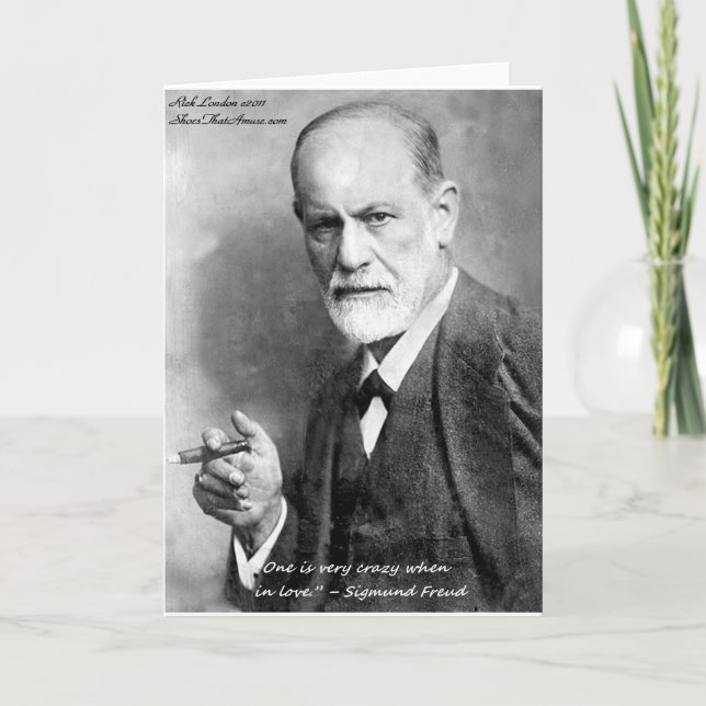 Carte Freud Crazy Lovers Lovers Citations Cadeaux Cards  (Devant)