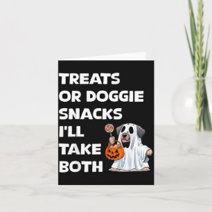 Carte Friandises Ou Snacks Pour Chien Je Prendrai Les De