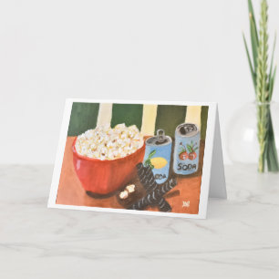 Carte Friandises pour soirée cinéma