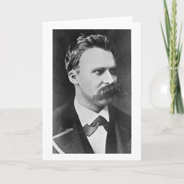 Carte Friedrich Wilhelm Nietzsche (1844-1900) 1873 (b/w) (Devant)