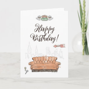 Carte FRIENDS™   Anniversaire Central Perk