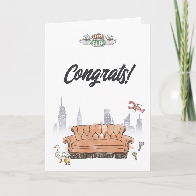 Carte FRIENDS™ | Central Perk Félicitations (Devant)