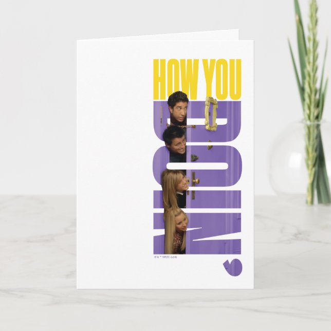 Carte FRIENDS™ | Comment vas-tu ? (Devant)