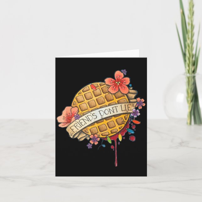 Carte Friends Dont Lie Shirt  (Devant)