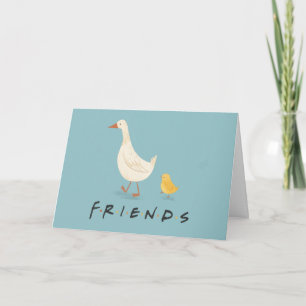 Carte FRIENDS™   Le poussin et le canard