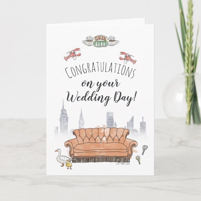 Carte FRIENDS™ | Mariage au Central Perk (Devant)