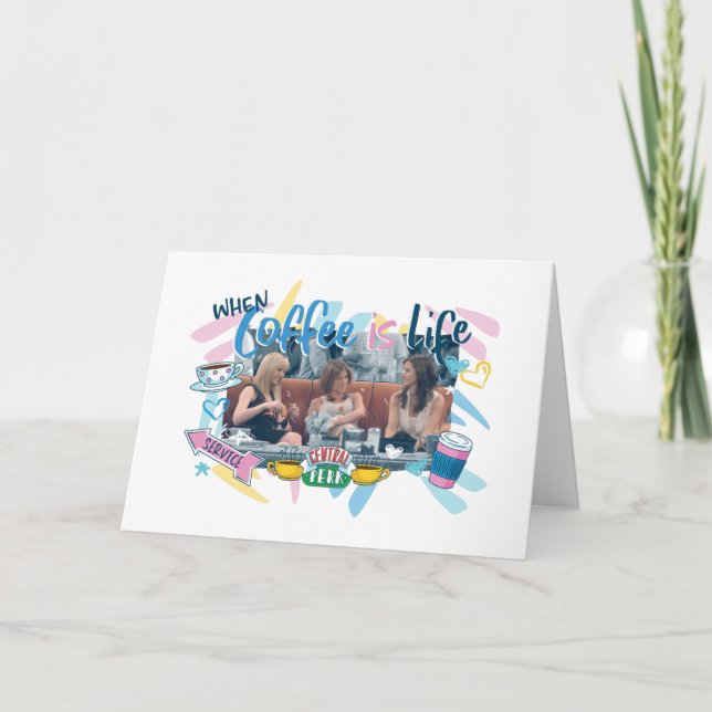 Carte FRIENDS™ | Quand le café est la vie (Devant)