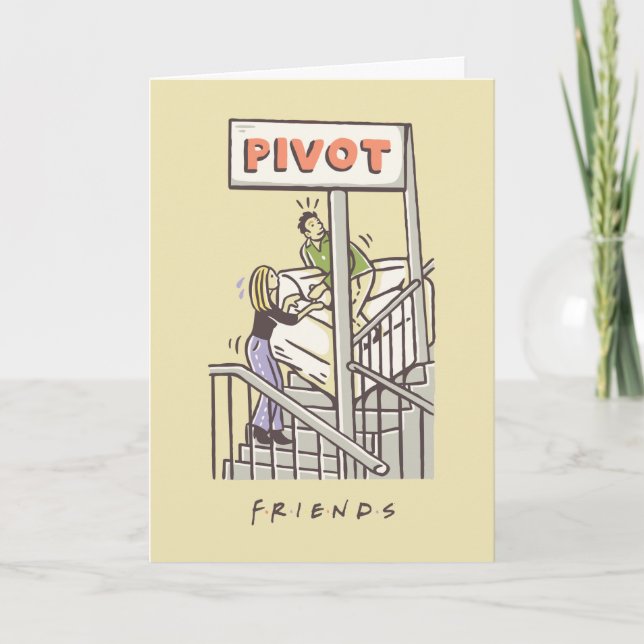 Carte FRIENDS™ | Ross et Rachel PIVOT (Devant)