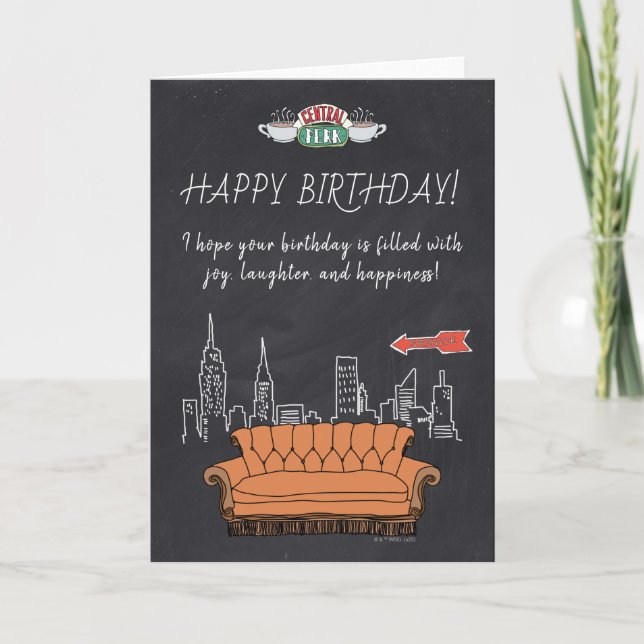 Carte FRIENDS™ | Tableau de la naissance de Central Perk (Devant)