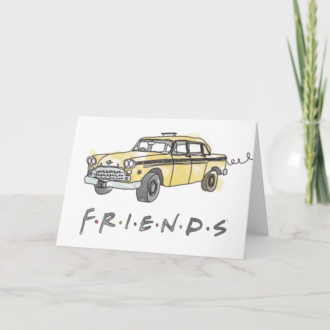 Carte FRIENDS™| Taxi-taxi (Devant)