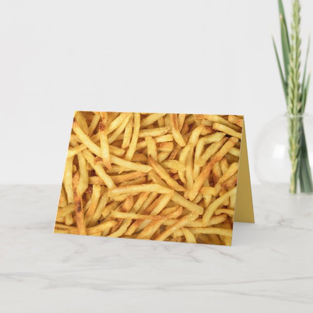 Carte Fries françaises d'anniversaire (Devant)