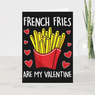 Carte Frites Françaises Pour Enfants Sont Ma Saint-Valen