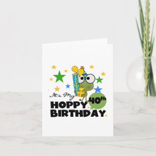 Carte Froggie Hoppy 40e anniversaire