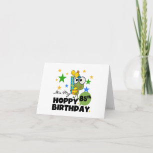Carte Froggie Hoppy 85e anniversaire
