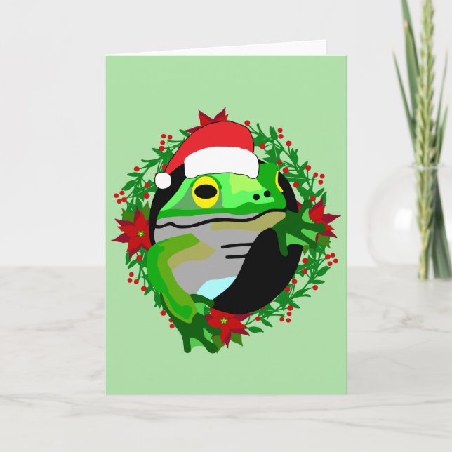 Carte Froggy Noël   (Devant)