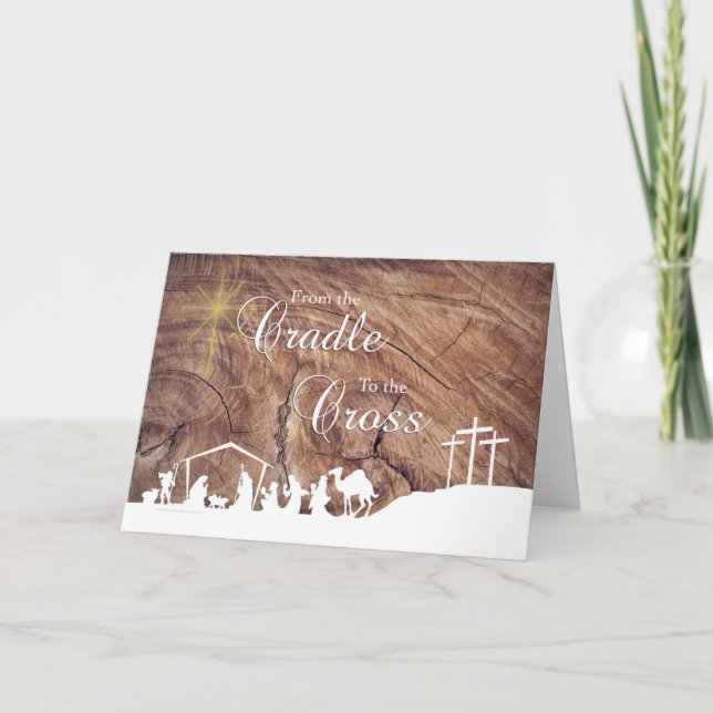 Carte From the Cradle to the Cross Christmas (Devant)