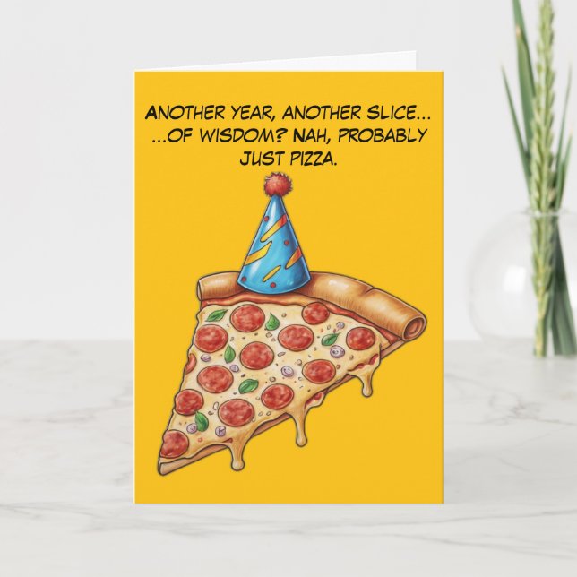 Carte Fromage d'anniversaire avec Humour de fromage supp (Devant)