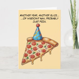 Carte Fromage d'anniversaire avec Humour de fromage supp