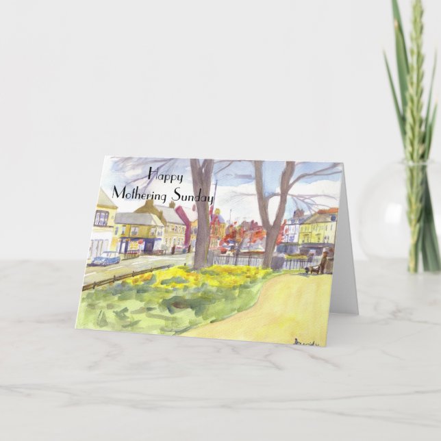 Carte Front Street, Tynemouth Mothering Sunday Card. (Devant)