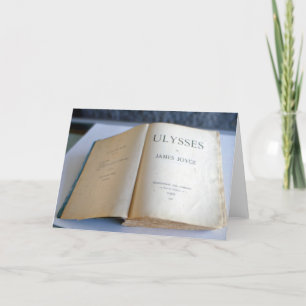 Carte Frontispice de "Ulysse" par James Joyce