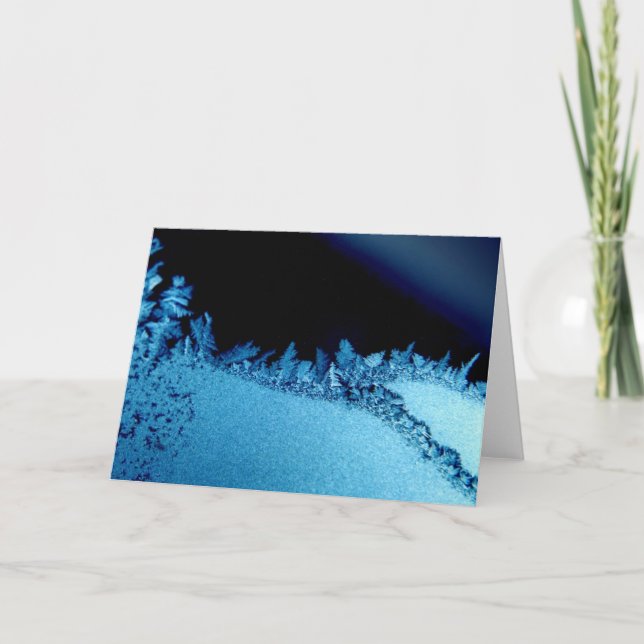 Carte Frost sur une fenêtre (Devant)